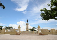 Estatua del Libertador Simn Bolvar en la ciudad de Santa Marta