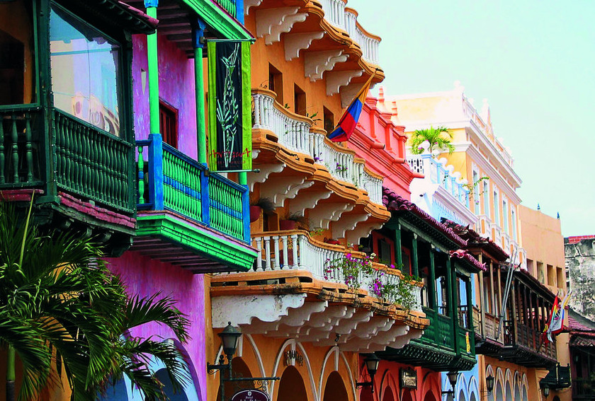 Viajes a Colombia | Fachadas coloridas, Cartagena de Indias Viajes a Colombia | Fachadas coloridas, Cartagena de Indias